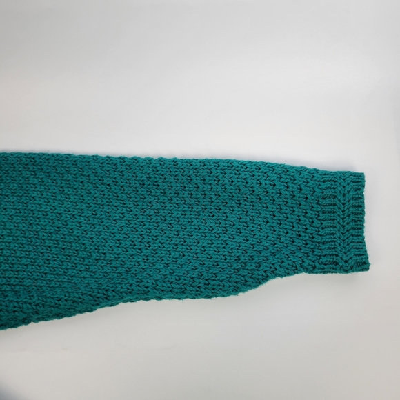 Vtg Gitano Womens L Pullover V Neck Sweater With Shoulder Pads - Picture 10 of 10